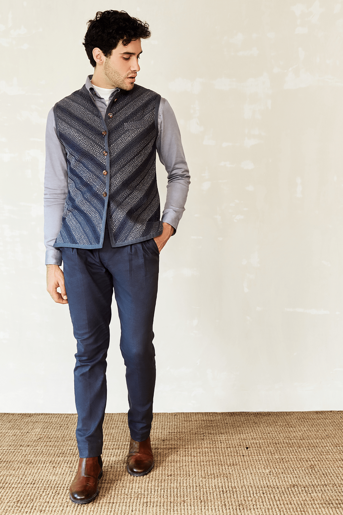 Off white turtleneck T-shirt - Kunal Anil Tanna