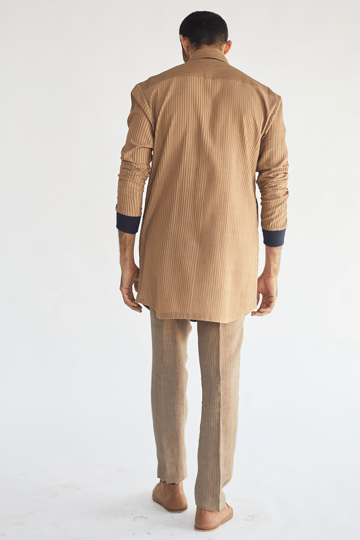 Waistcoat with mock layered Kurta & Trouser - Kunal Anil Tanna