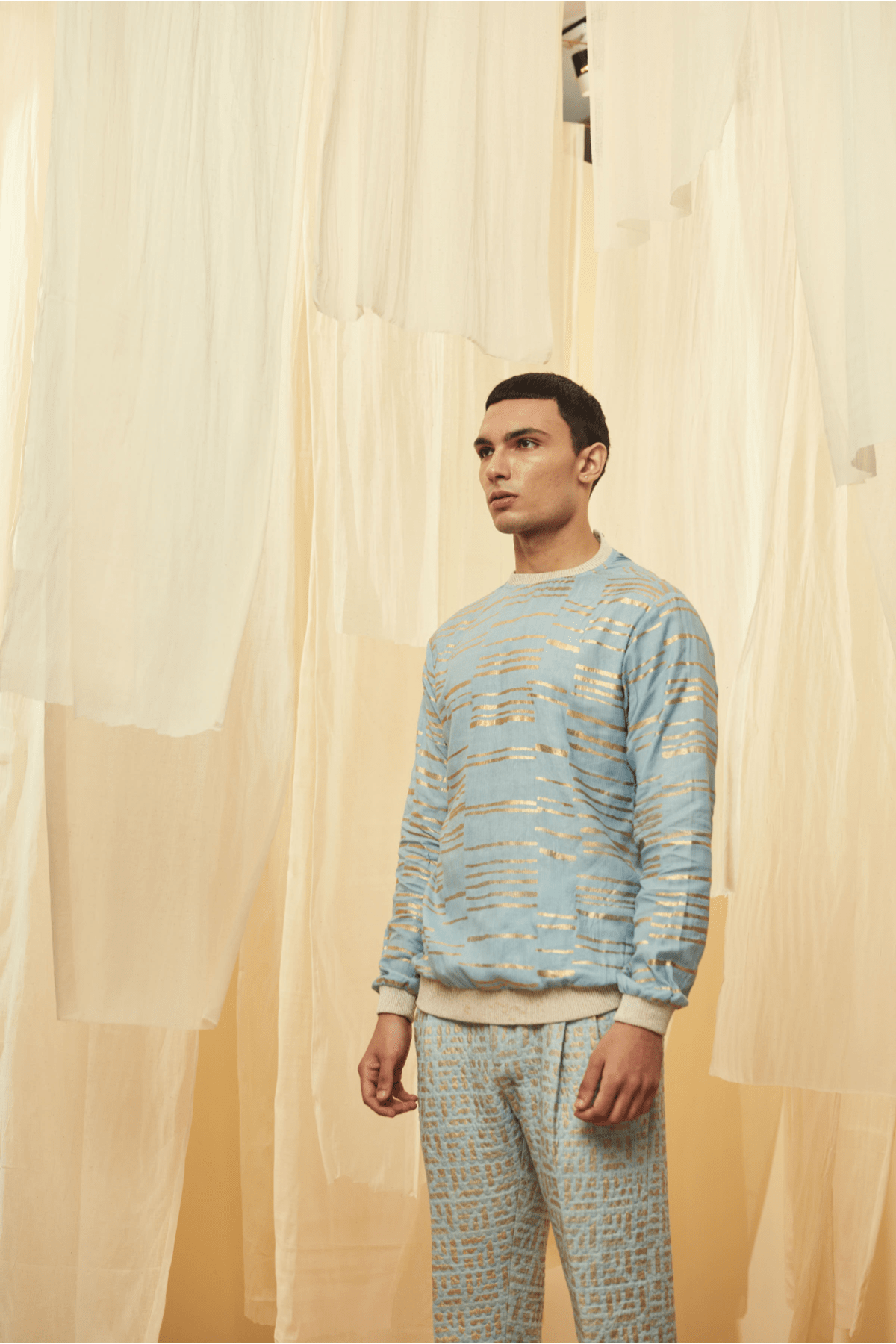 Blue Poloneck and Blue Trousers - Kunal Anil Tanna
