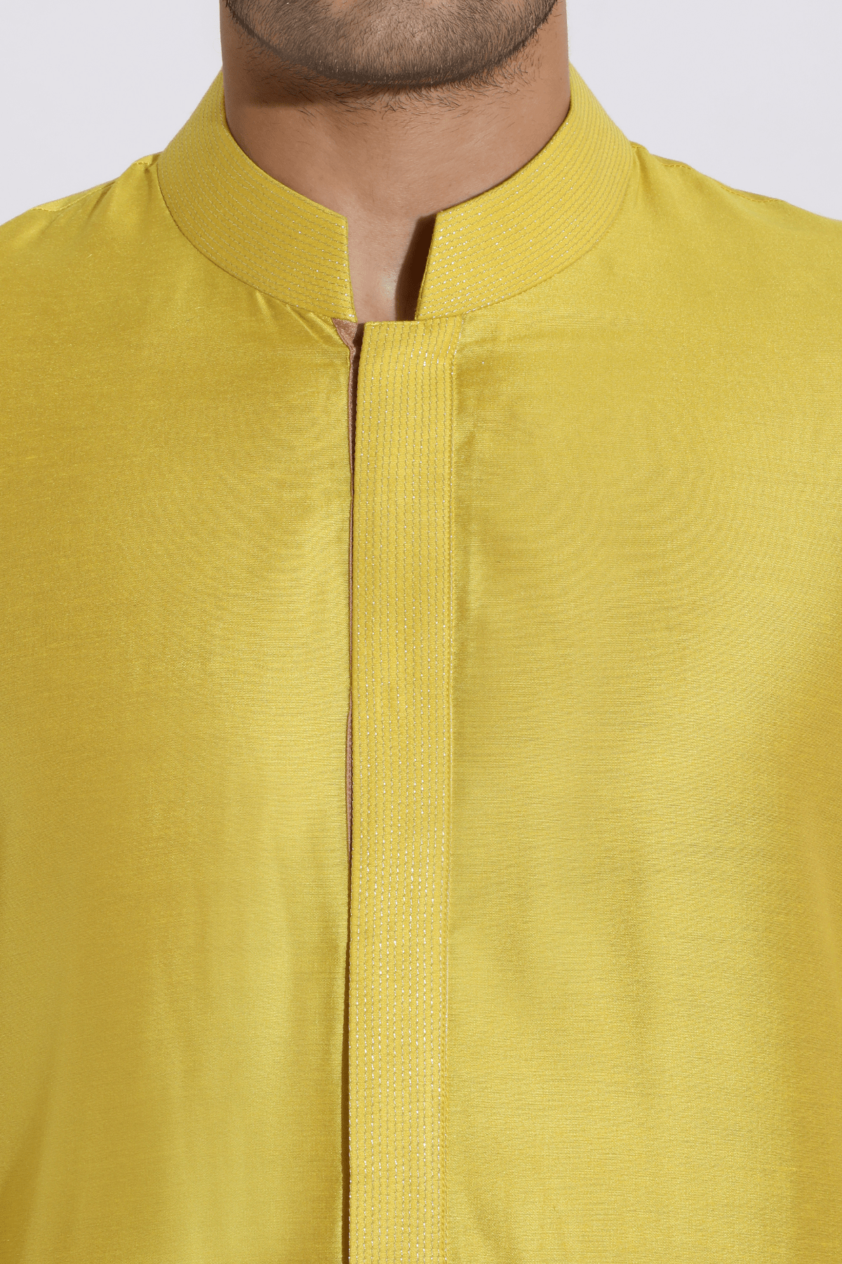 Yellow bandi jacket,yellow kurta,aligarhi - Kunal Anil Tanna
