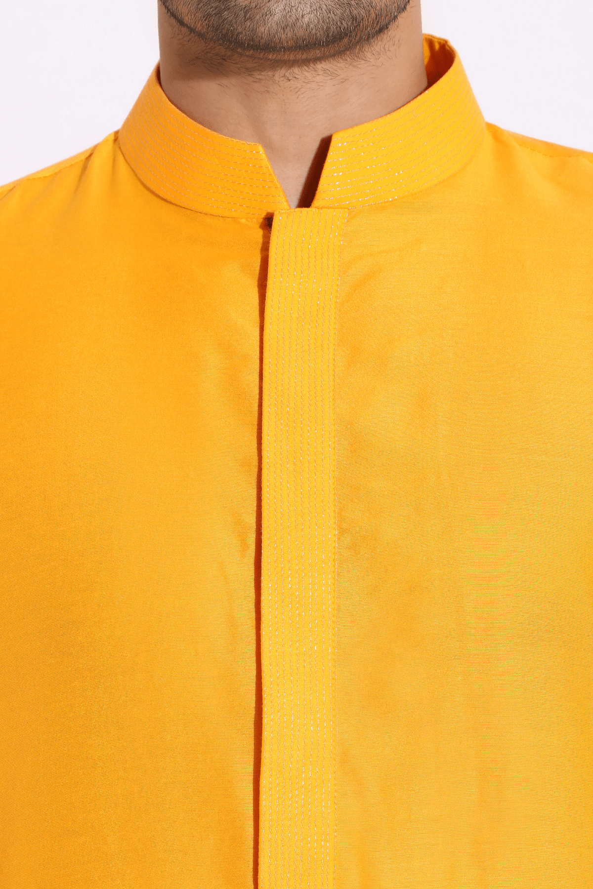 Orange bandi jacket,orange kurta,aligarhi - Kunal Anil Tanna