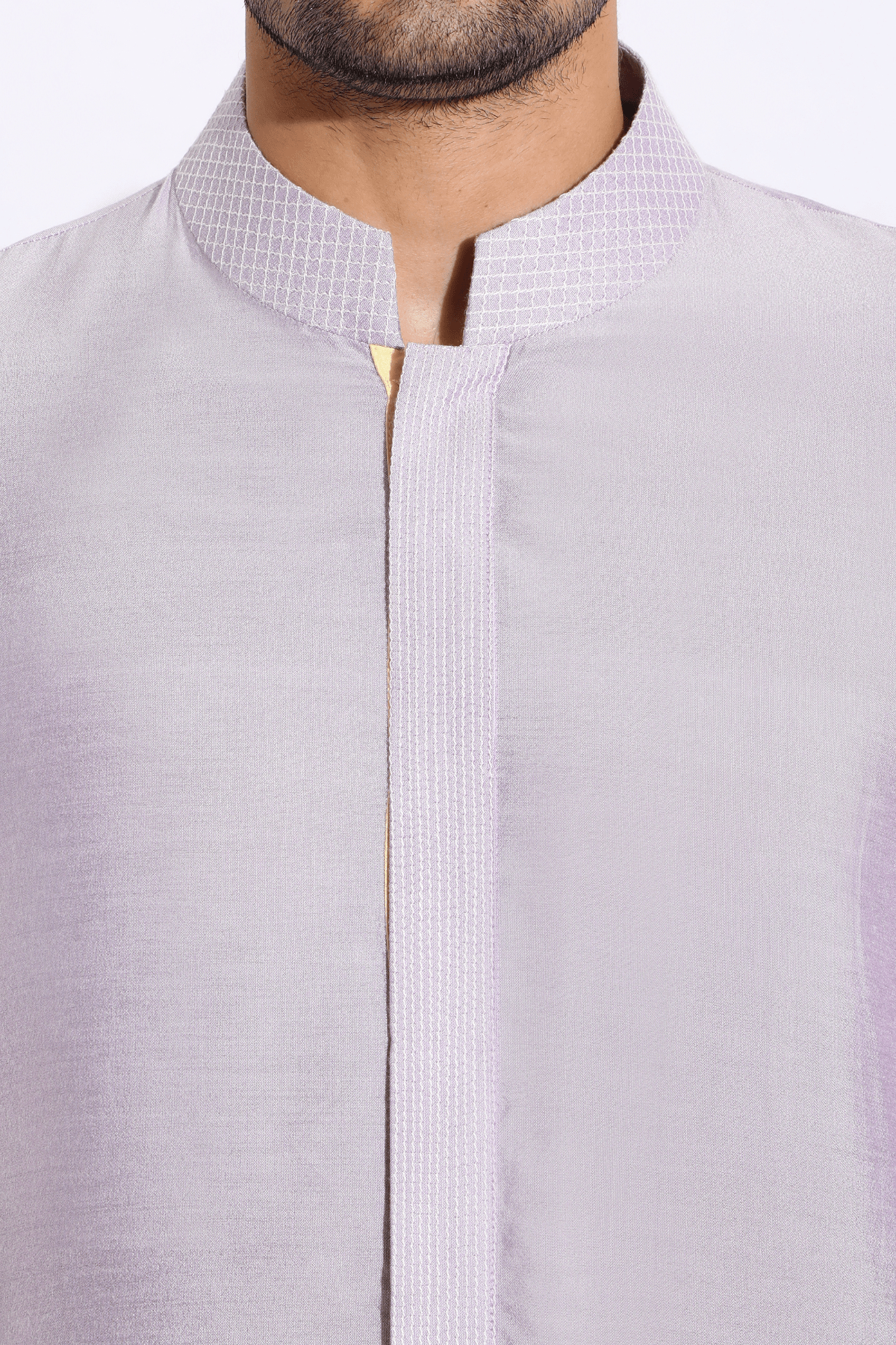 Lilac bandi with kurta and aligarhi - Kunal Anil Tanna