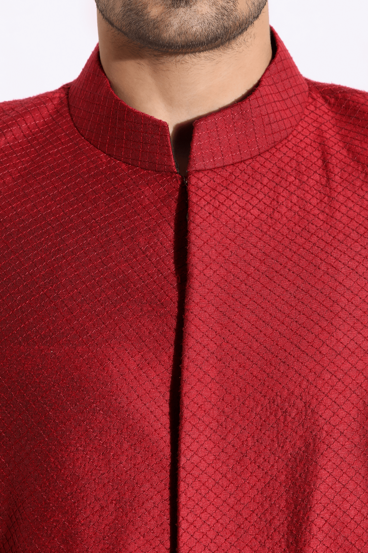Maroon sherwani set - Kunal Anil Tanna