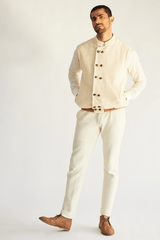 Cotton Bandi Jacket with Pullover and Pants (Express Delivery) - Kunal Anil Tanna