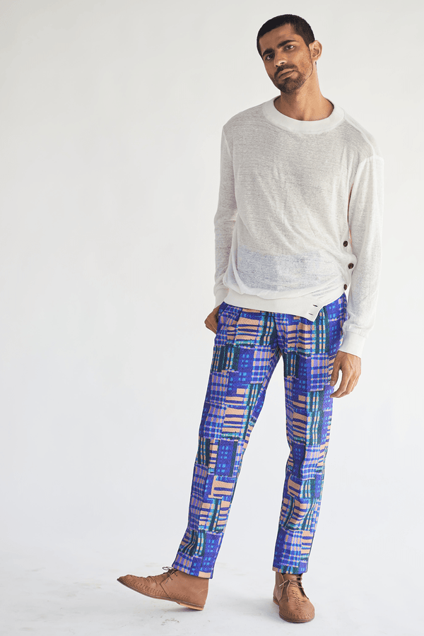 Boxy Prints Pant - Kunal Anil Tanna