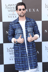 Neil Nitin Mukesh In Mesh Print Long Jacket - Kunal Anil Tanna