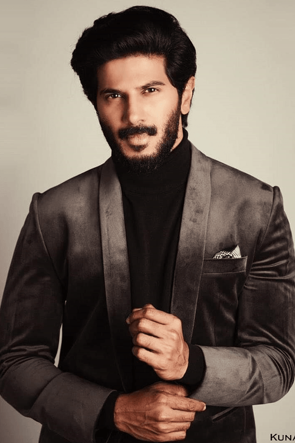 Dulquer Salman In Dark Grey Jacket, Black Polo Neck, Black Trousers - Kunal Anil Tanna