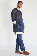 Mesh Print Trousers - Kunal Anil Tanna