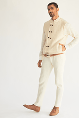 Cotton Bandi Jacket with Pullover and Pants - Kunal Anil Tanna