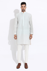 Sky blue bandi with kurta and aligarhi - Kunal Anil Tanna